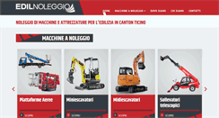 Desktop Screenshot of edilnoleggio.ch